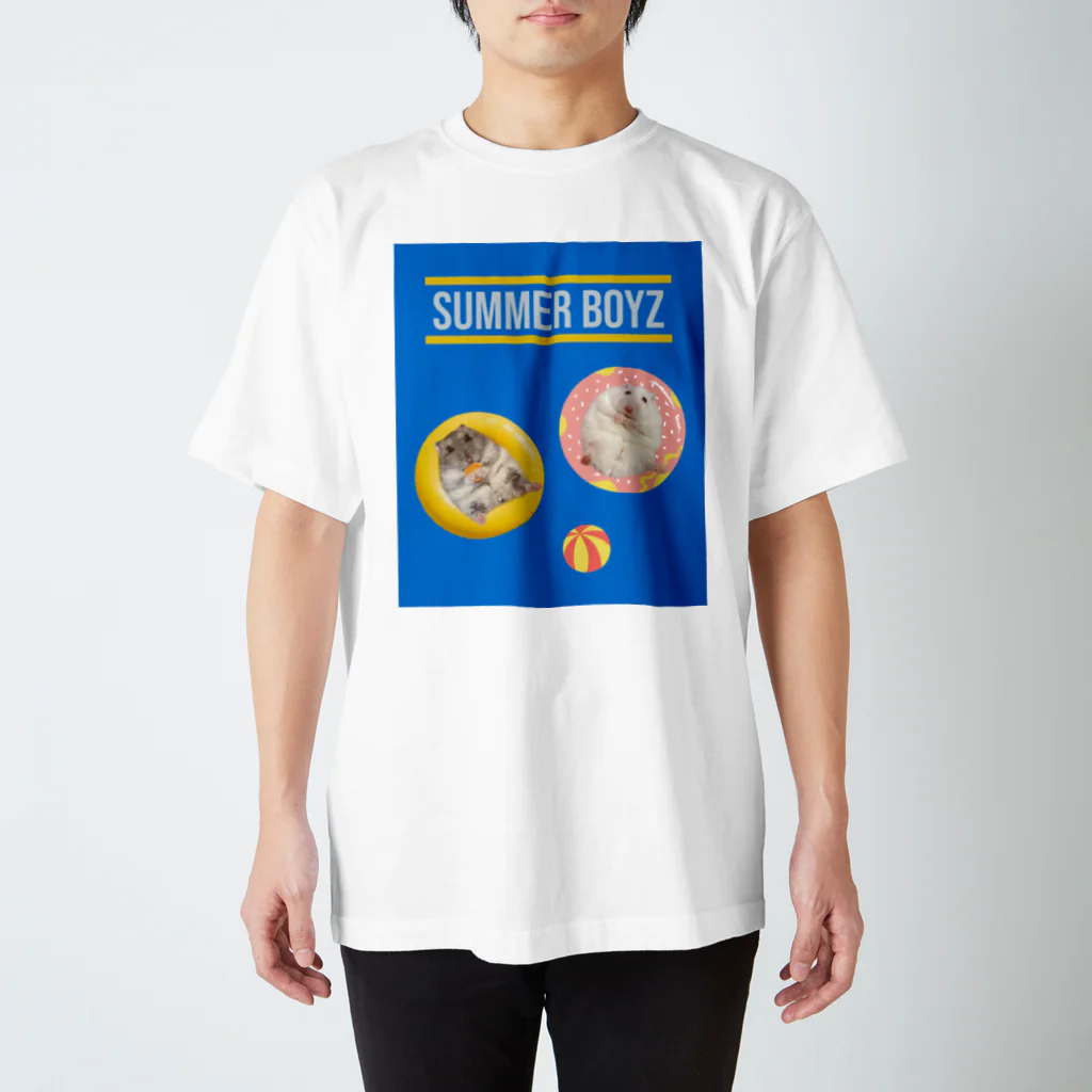 甘夏/ハムスター大好きの夏のハムスターボーイズ Regular Fit T-Shirt