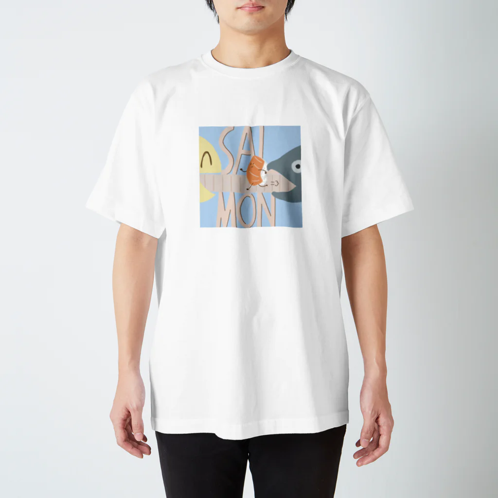 saji_equal_spoonのサーモン スタンダードTシャツ