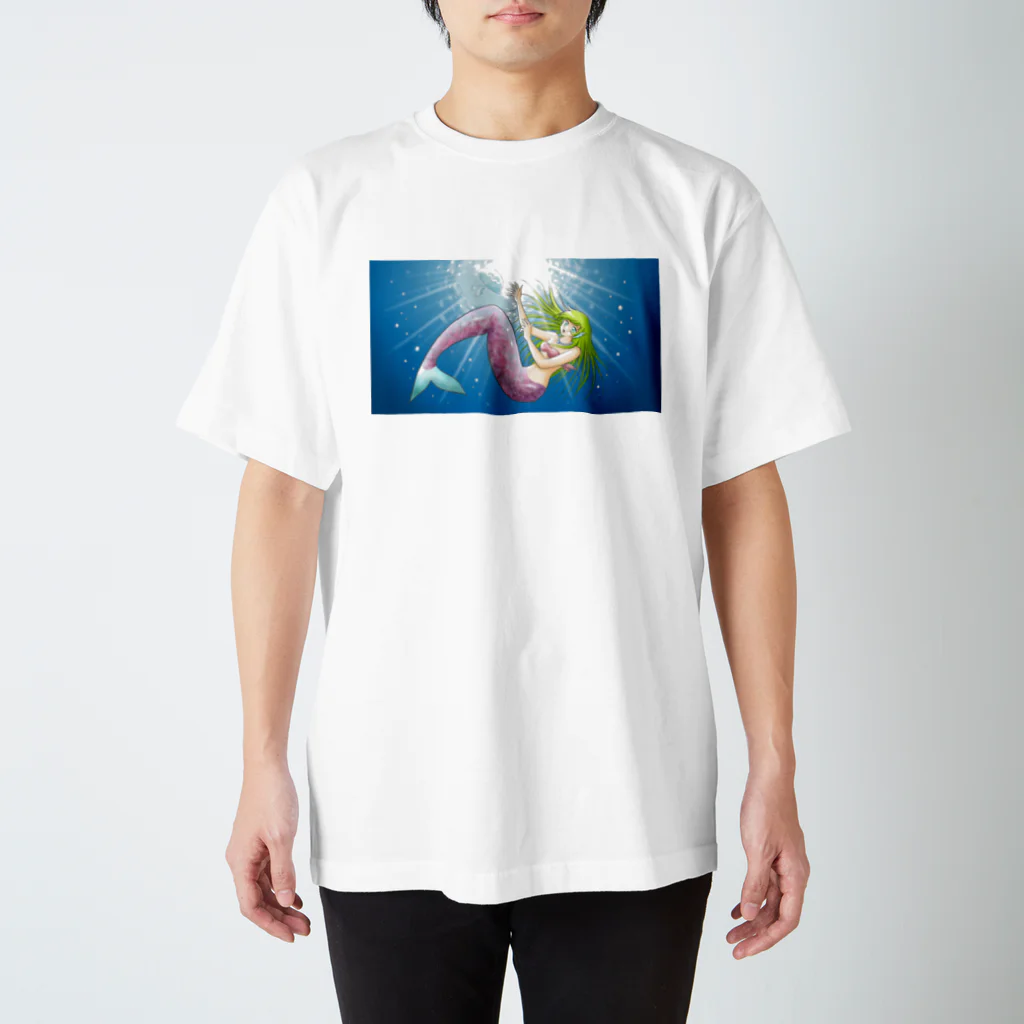 ほしまろずの水中人魚 Regular Fit T-Shirt