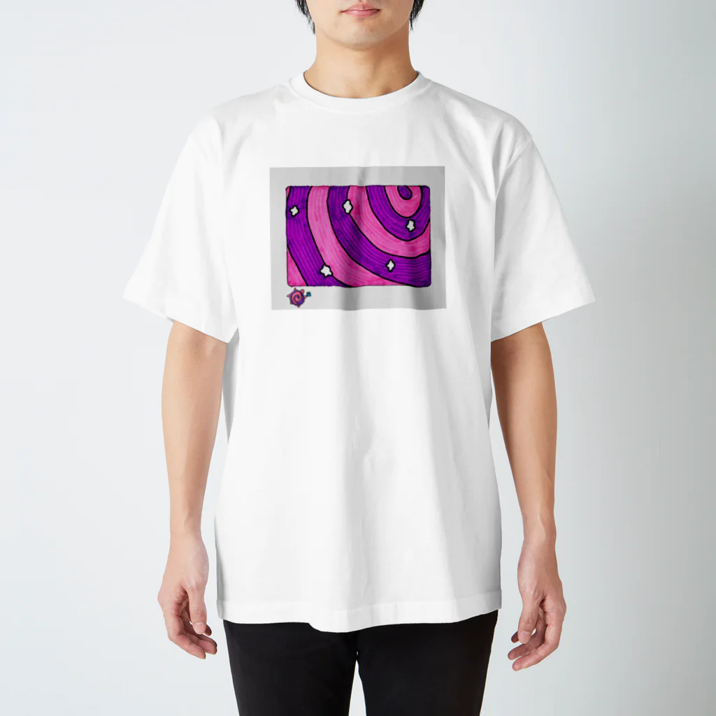 一富士かめ-Ichifuji Kame-のにじ Regular Fit T-Shirt