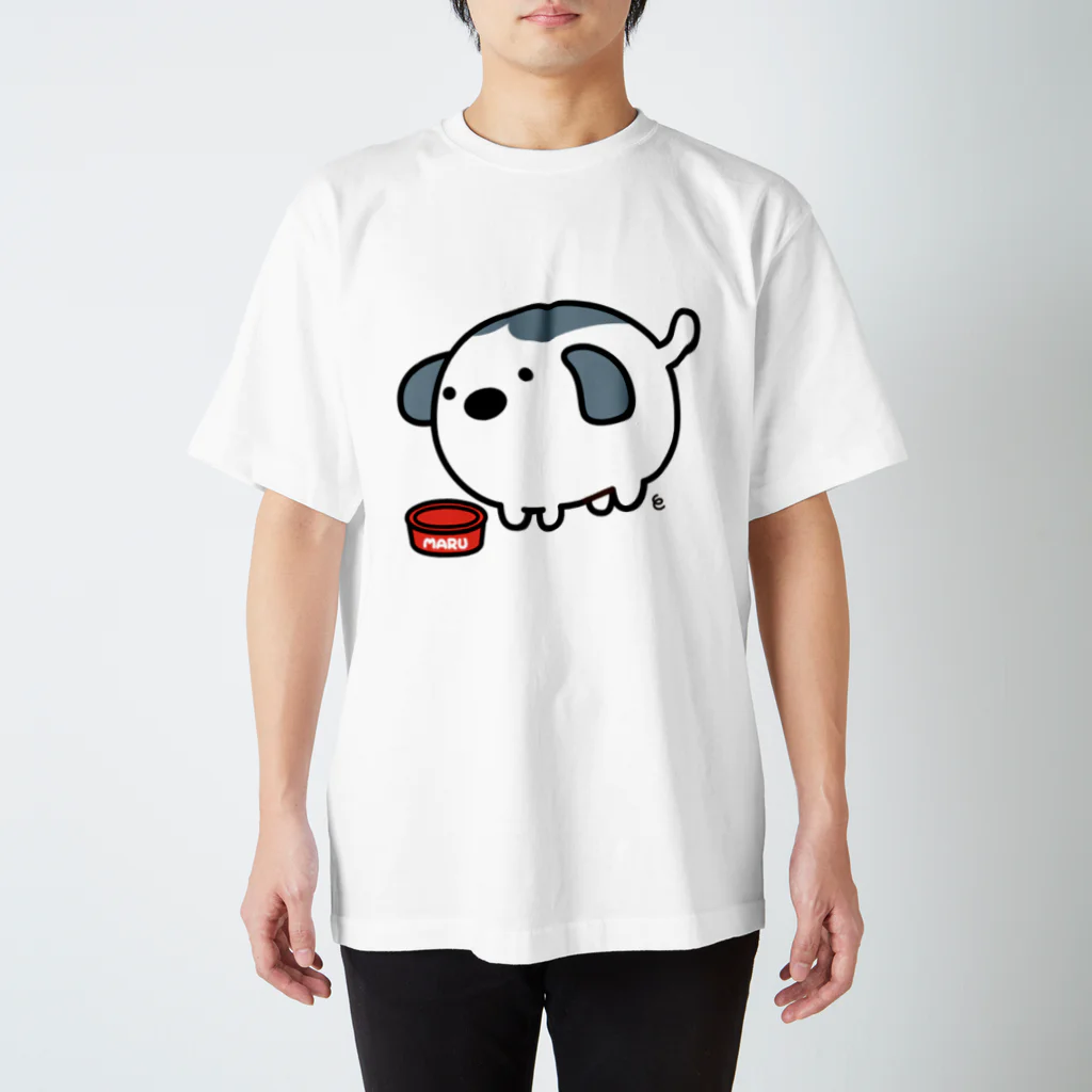 sippo no oekakiyasanのぼくとわたしと犬のおやつ・マル Regular Fit T-Shirt