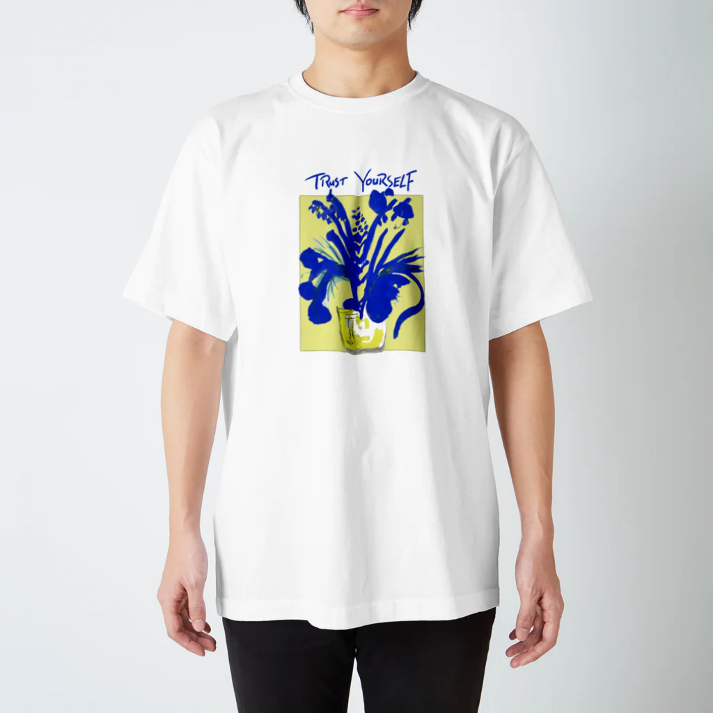 mayuko.dの自分を信じて(flower) スタンダードTシャツ