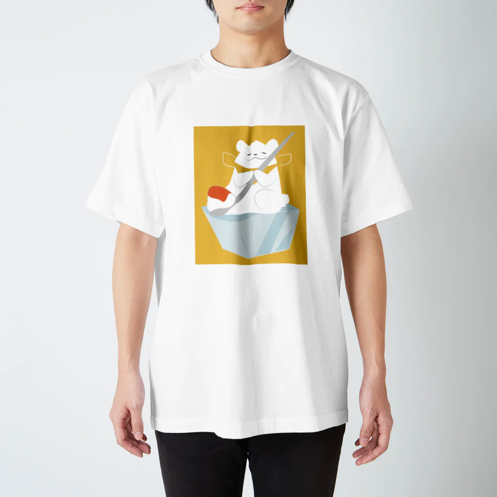 星野ねこはるのしろくまくん スタンダードTシャツ