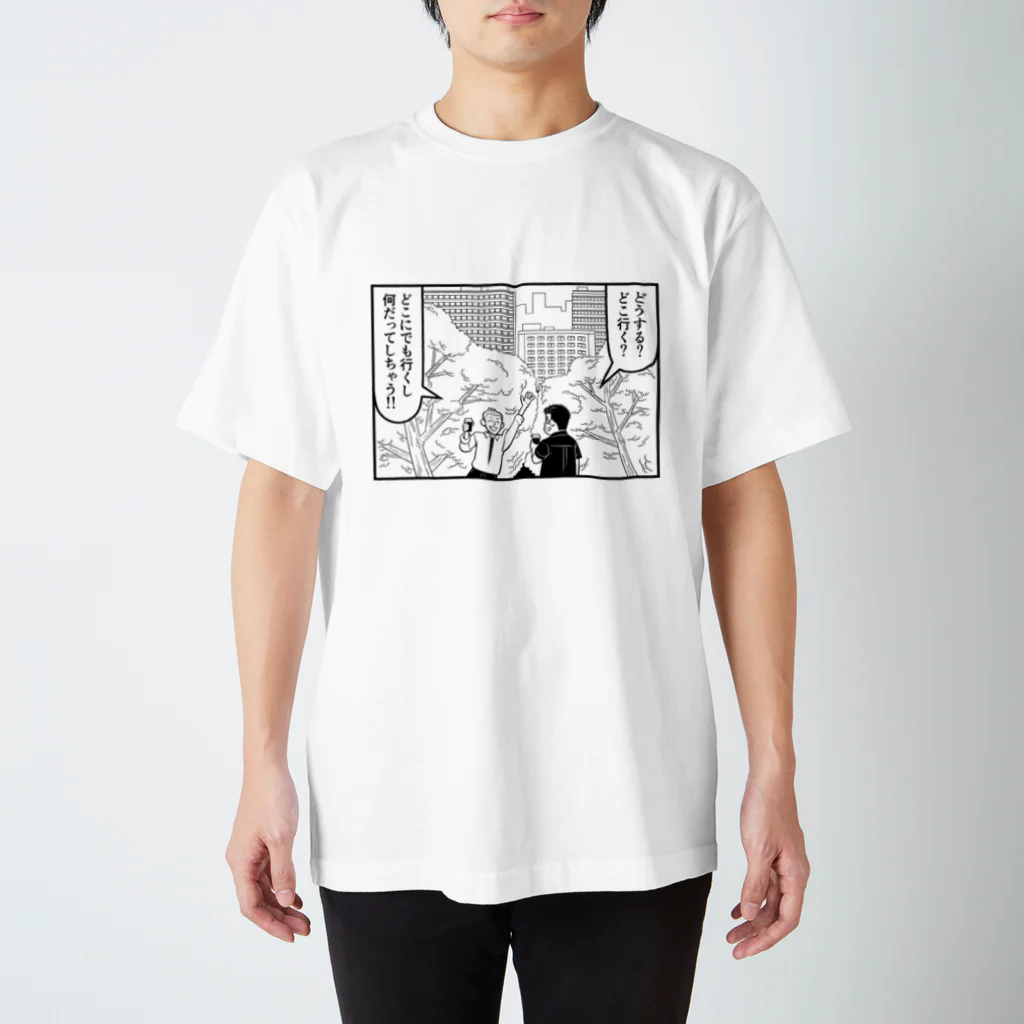 松本ゆうすの星デミ＋EVERYTHINGシャツ【黒】 スタンダードTシャツ