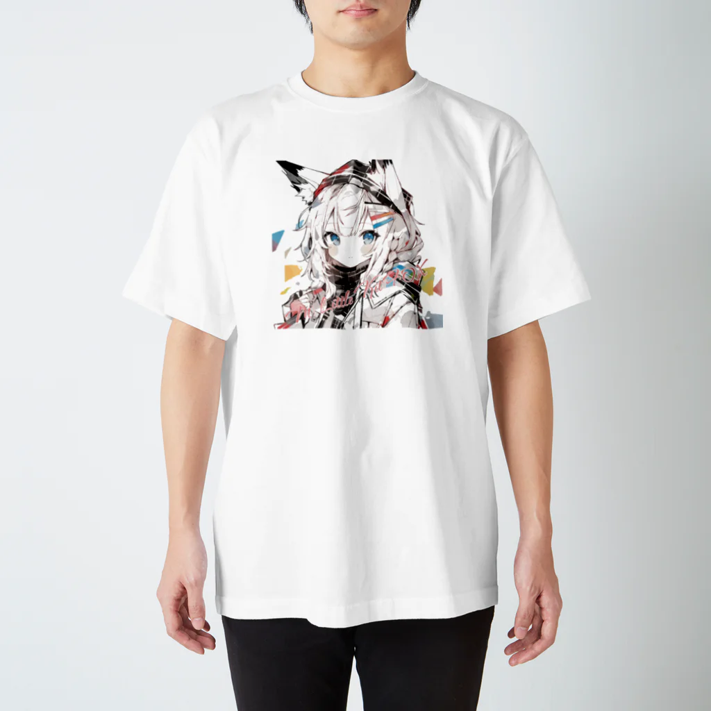 みゆみん@YouTuber ／M|Little Kit Foxの狐娘っ!! Tシャツ Regular Fit T-Shirt