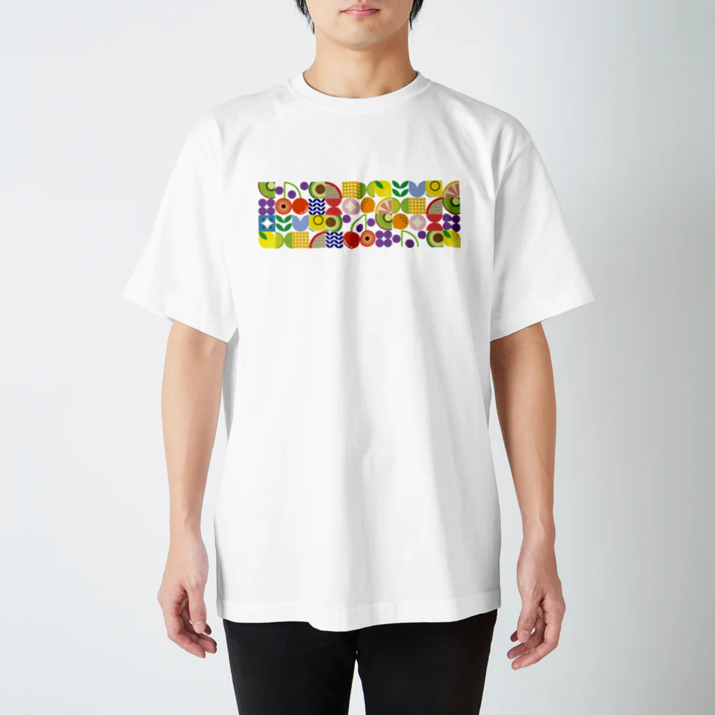 青空果実🌈のフルーツタイル (コップ用) Regular Fit T-Shirt