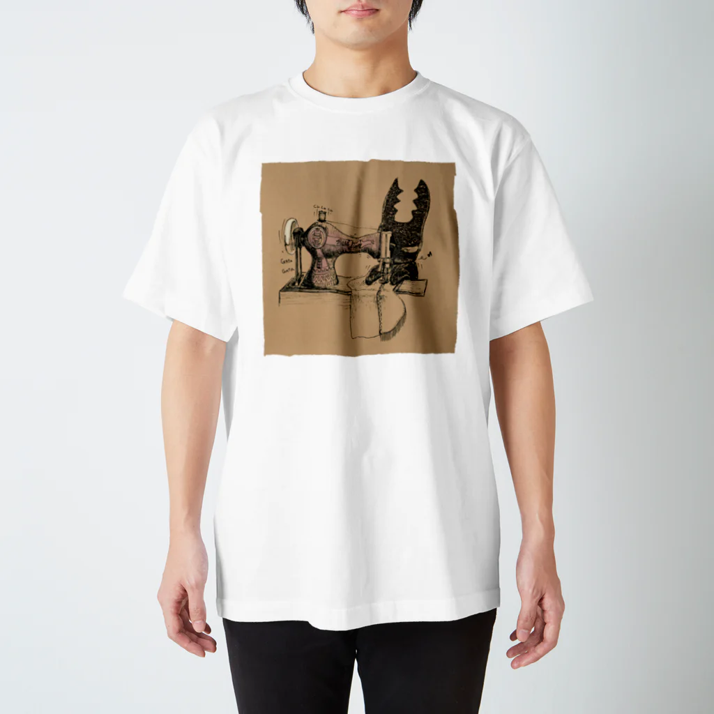 FINCH LIQUEUR RECORDSのクワガタウサギとみしん スタンダードTシャツ