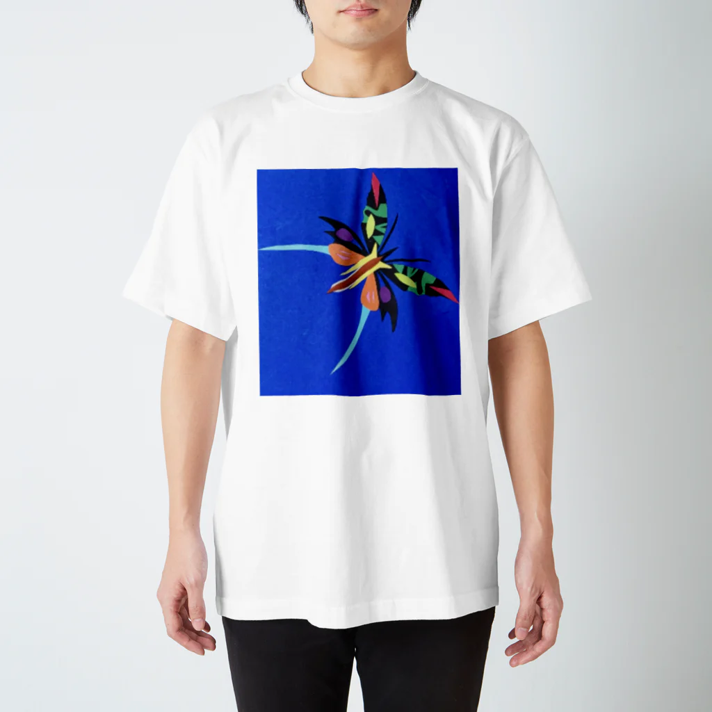 切り絵アート作家　梅田直人のニシキオオツバメ スタンダードTシャツ