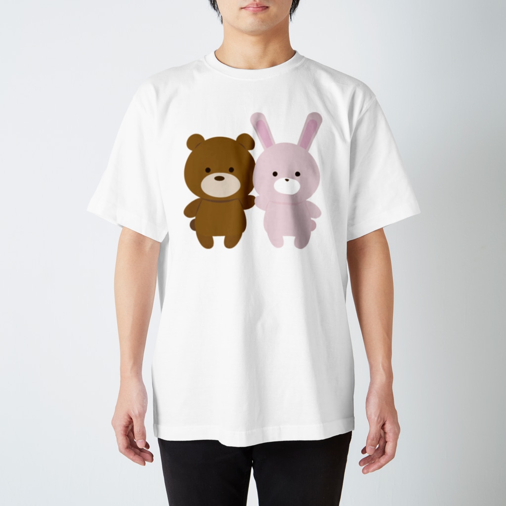 少食腹ペコガールデザイナーはなこのくま Regular Fit T-Shirt