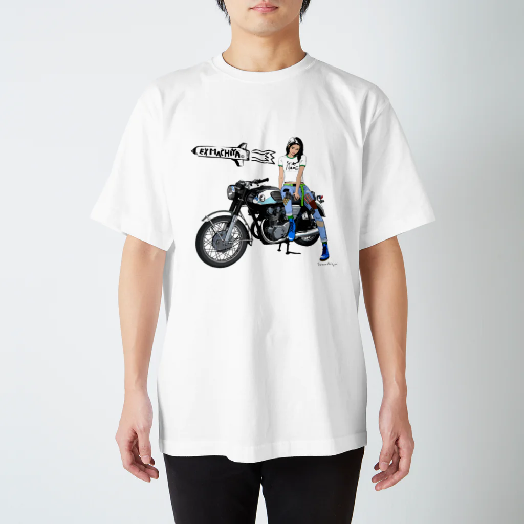 machiperのバイク女子 Regular Fit T-Shirt