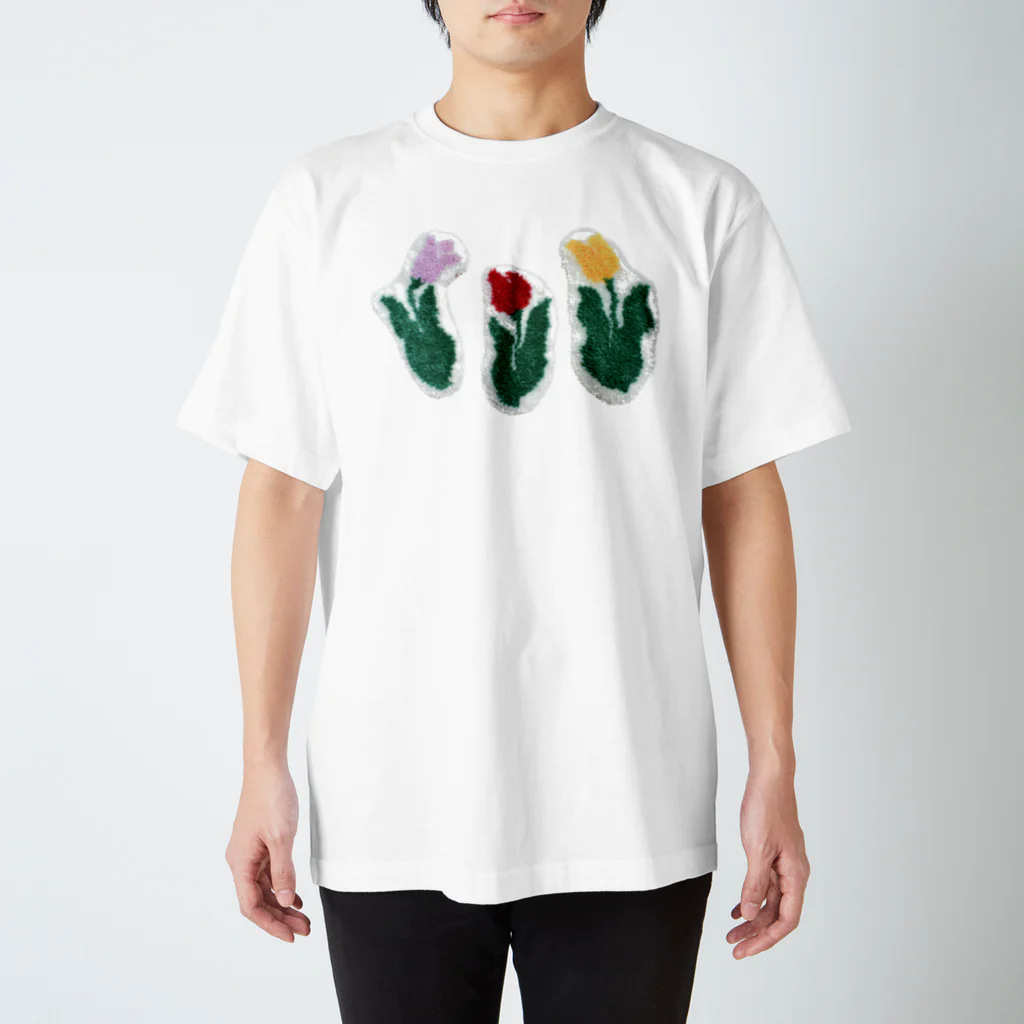 camelwreathのラグT (チューリップ) Regular Fit T-Shirt