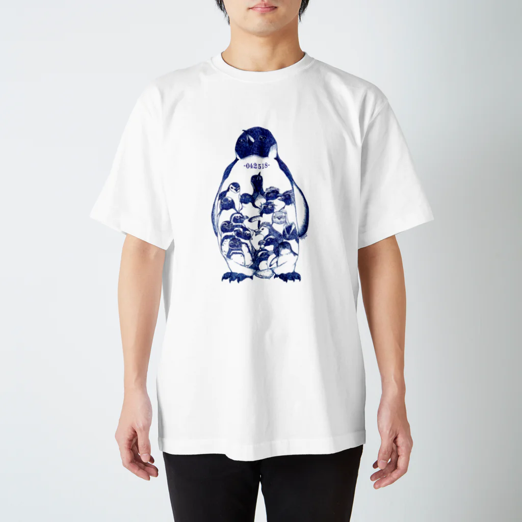 ヤママユ(ヤママユ・ペンギイナ)の-042518-World Penguins Day スタンダードTシャツ