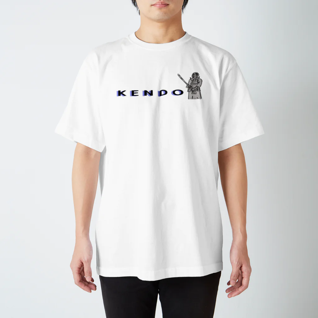 anteater堂の(前)モノクロ剣道 Regular Fit T-Shirt