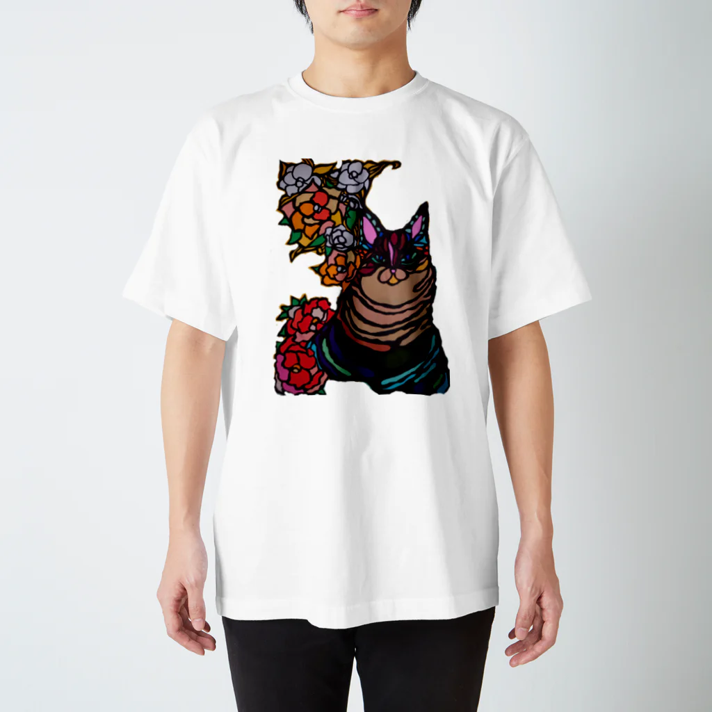 mayan*のキジトラフル スタンダードTシャツ