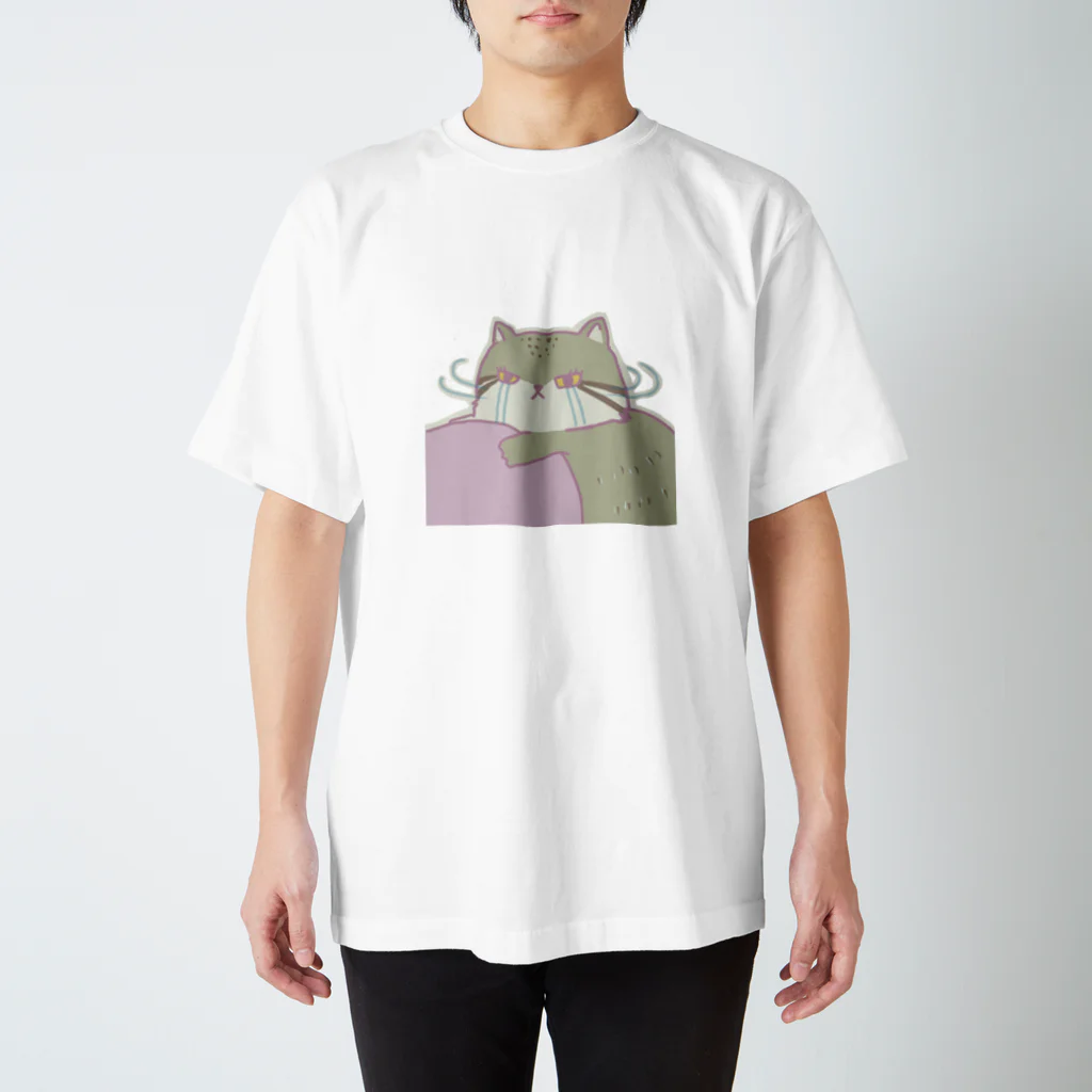 いわのり。の泣くマヌちゃん スタンダードTシャツ