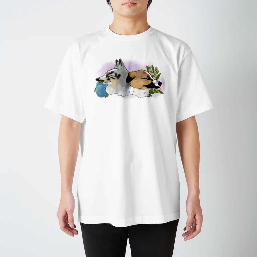 まぼろしやのリードandヨモギ Regular Fit T-Shirt