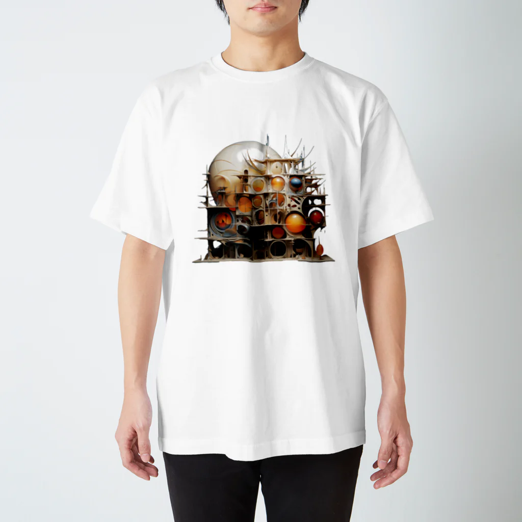 gomashio8899のアートのしろ スタンダードTシャツ