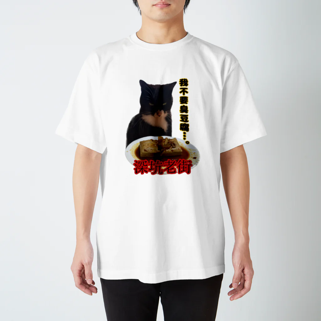 ケチャマスグレーズドの臭豆腐猫 Regular Fit T-Shirt