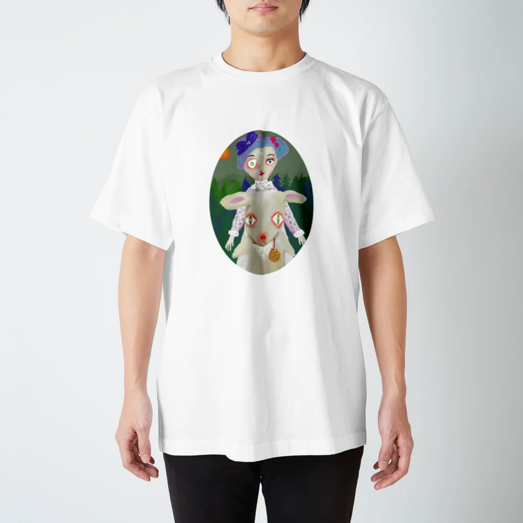 サニイサイド出版のおかみさんとヤギ スタンダードTシャツ