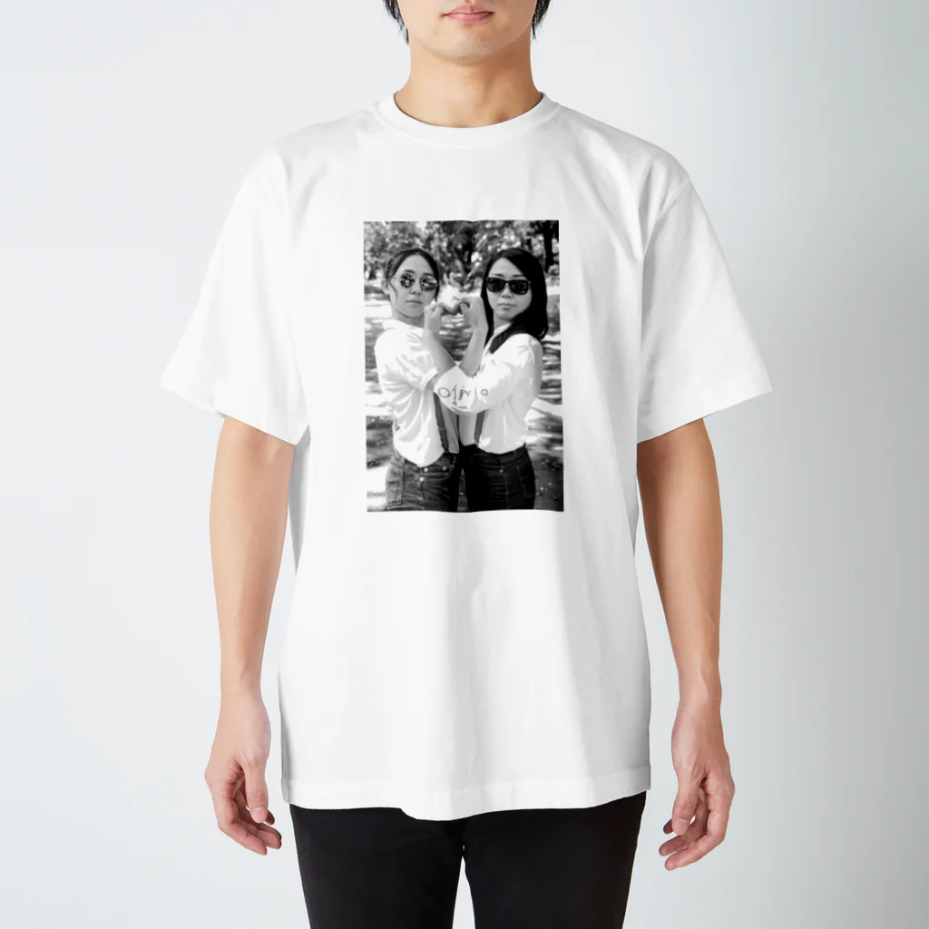 Olivia中村姉妹のOlivia写真プリント スタンダードTシャツ