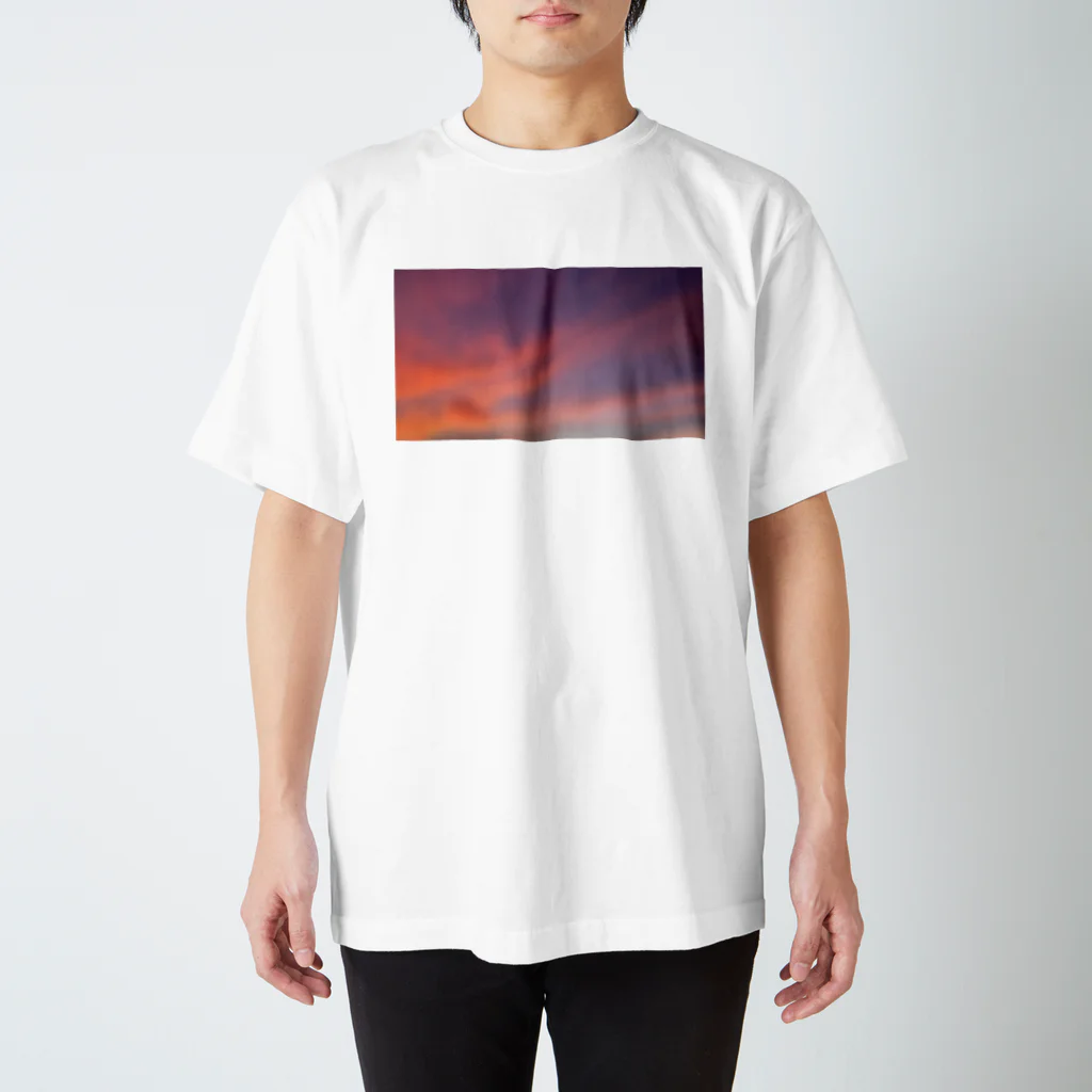 rhyth(リズ)(仮)の夕焼け空 スタンダードTシャツ