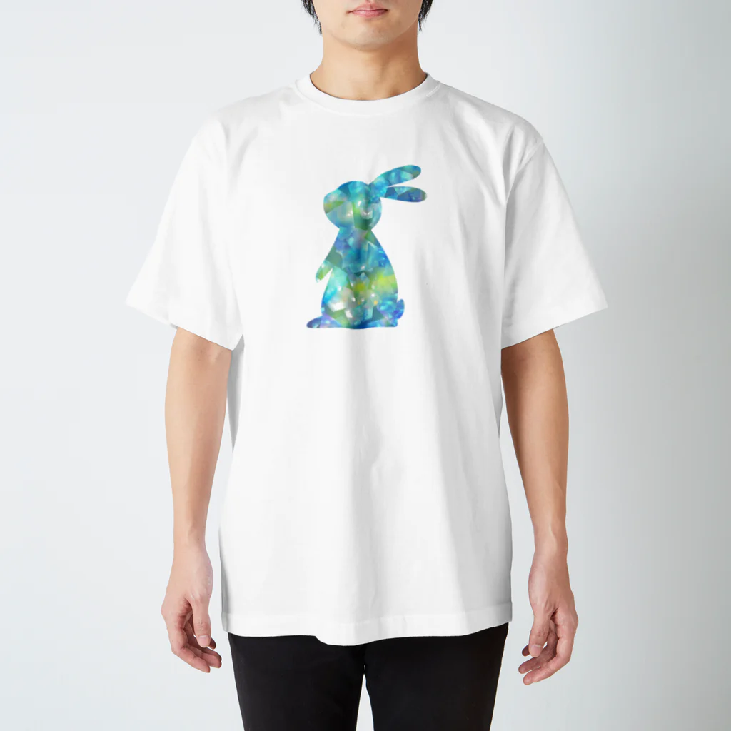 夢色工房のうさTブルー Regular Fit T-Shirt