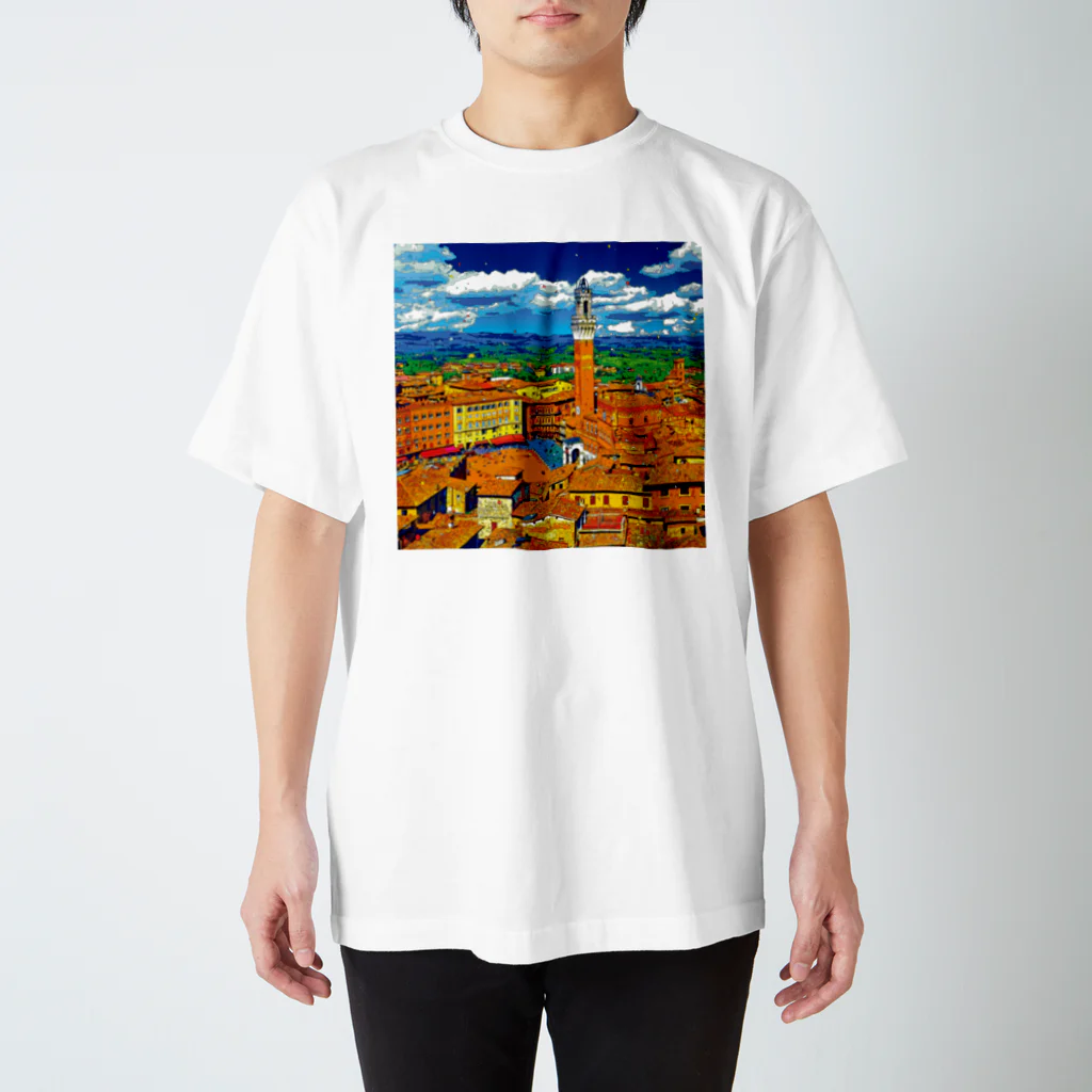 GALLERY misutawoのイタリア シエナの街並み スタンダードTシャツ