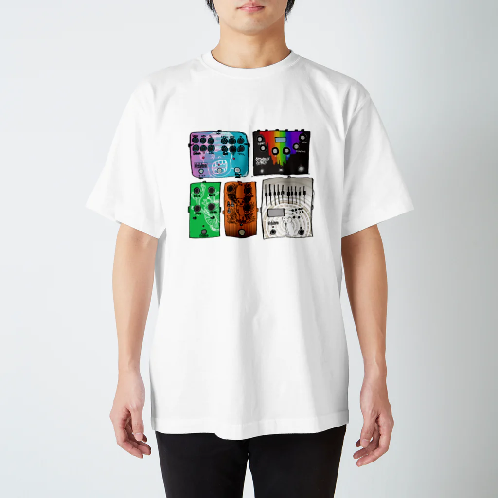 ORTHODOGSのエフェクターたち スタンダードTシャツ