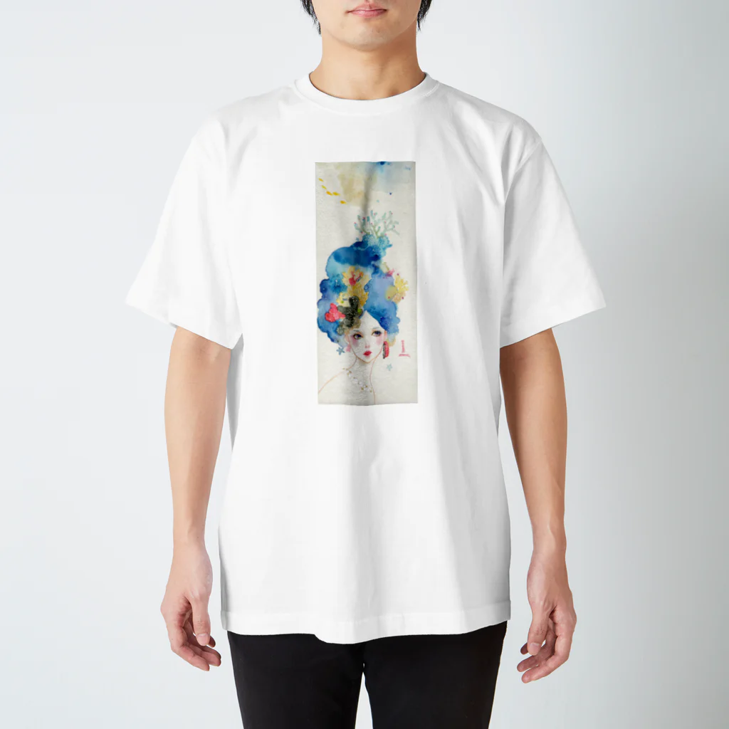 水彩少女の[ 流行 / Mode ] Regular Fit T-Shirt