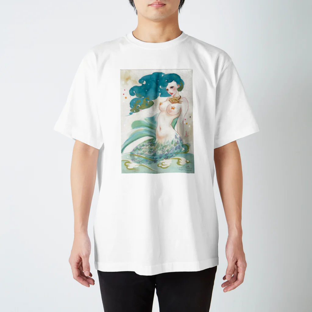 水彩少女の[人魚の歌 5番目の姉 ] Regular Fit T-Shirt