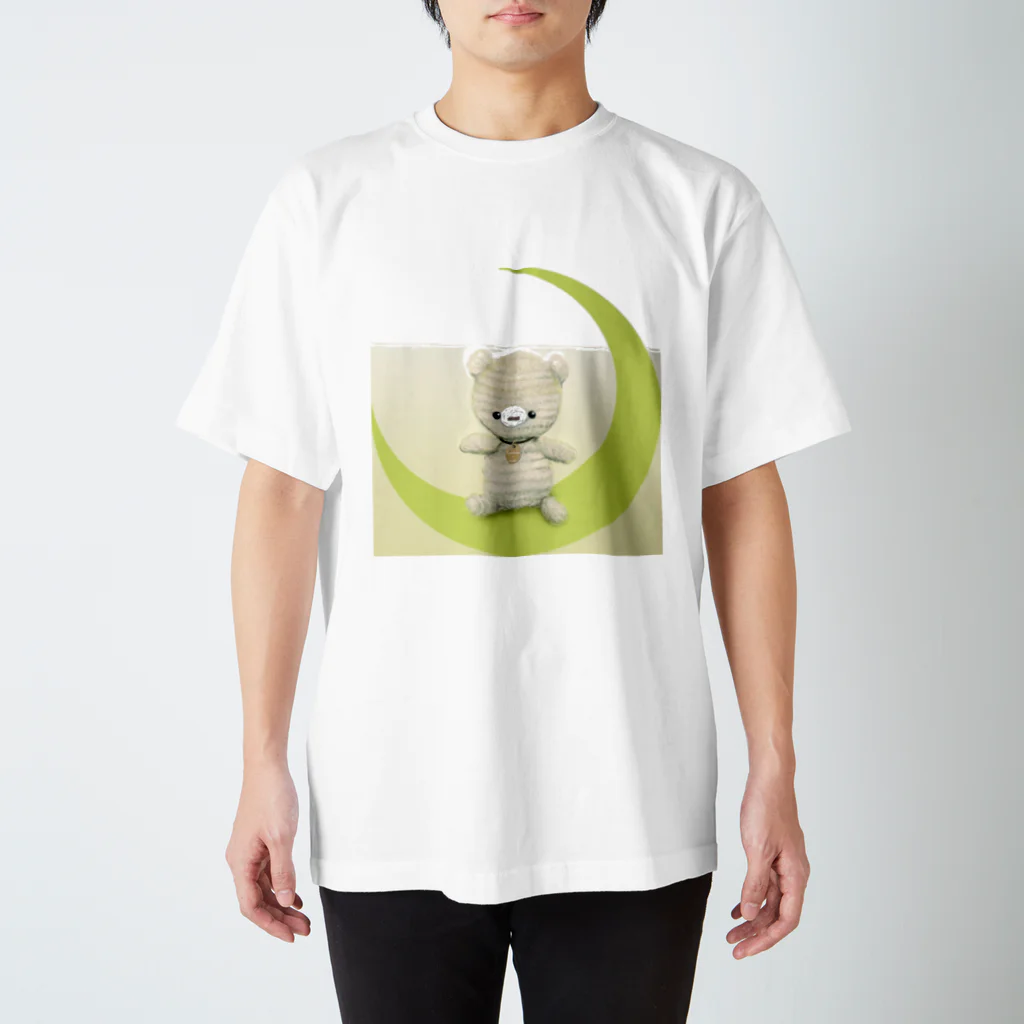 La pleine luneのお絵描きらぷりゅくま スタンダードTシャツ