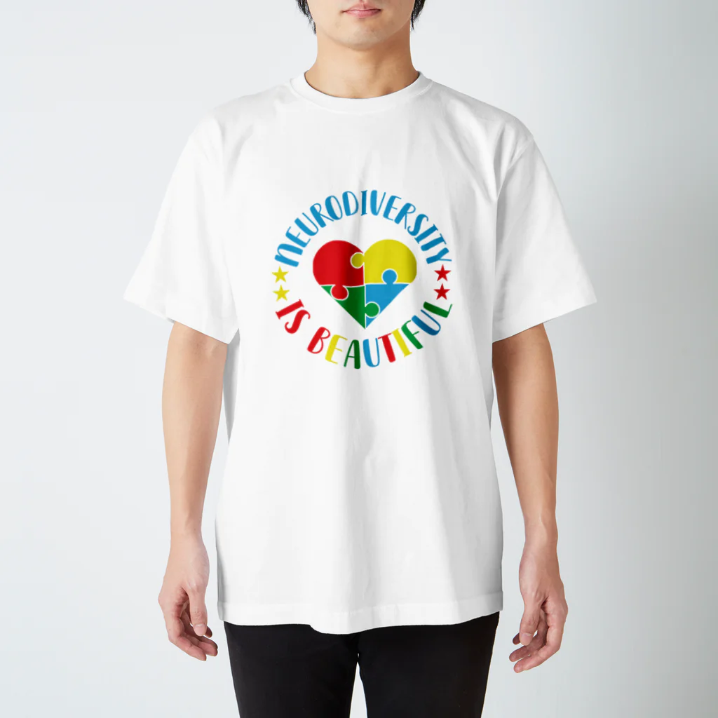 SensiSense センシセンスのNeurodiversity is beautiful スタンダードTシャツ