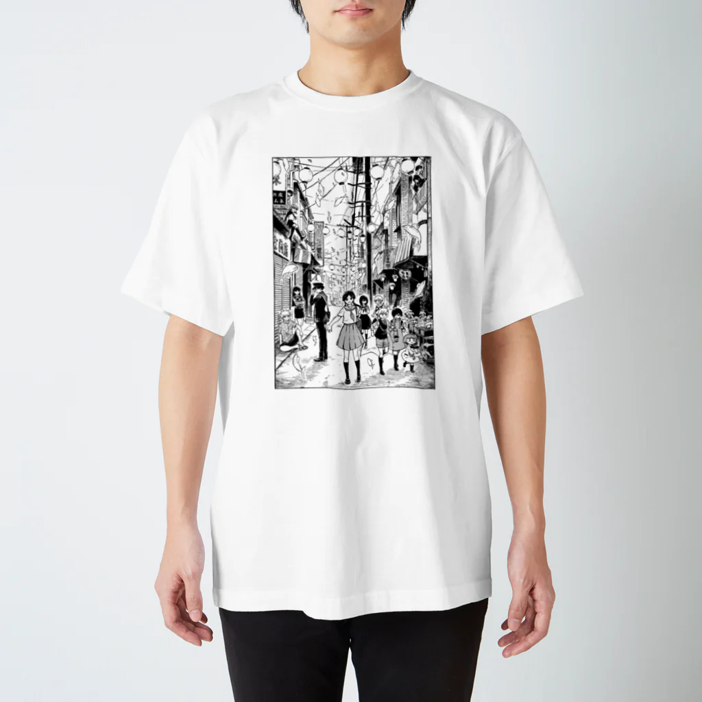 くらやみ横丁グッズ商店の宵町めめ画業10周年記念Tシャツ Regular Fit T-Shirt
