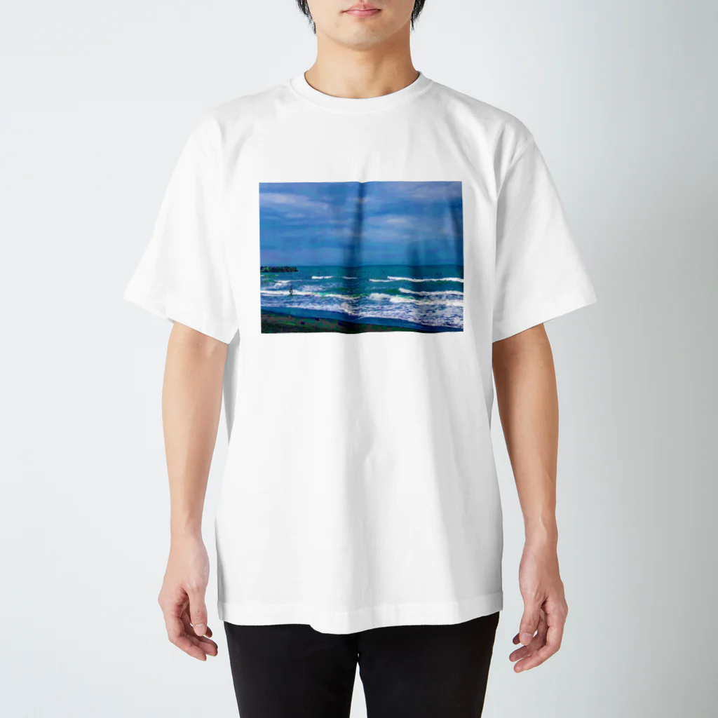 ピヨデザインのICHINOMIYA 海 スタンダードTシャツ
