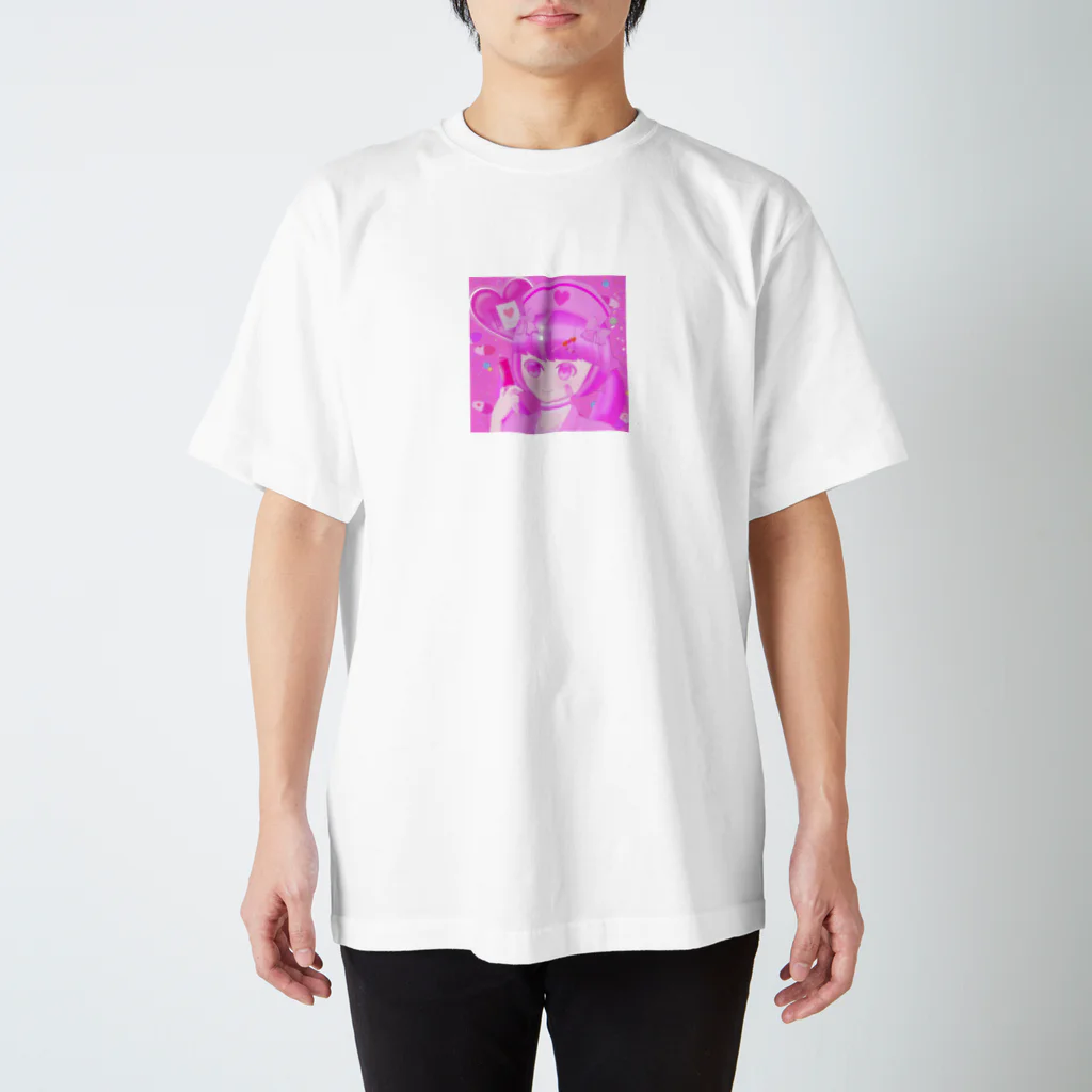 ゆ。のピンクの子 Regular Fit T-Shirt