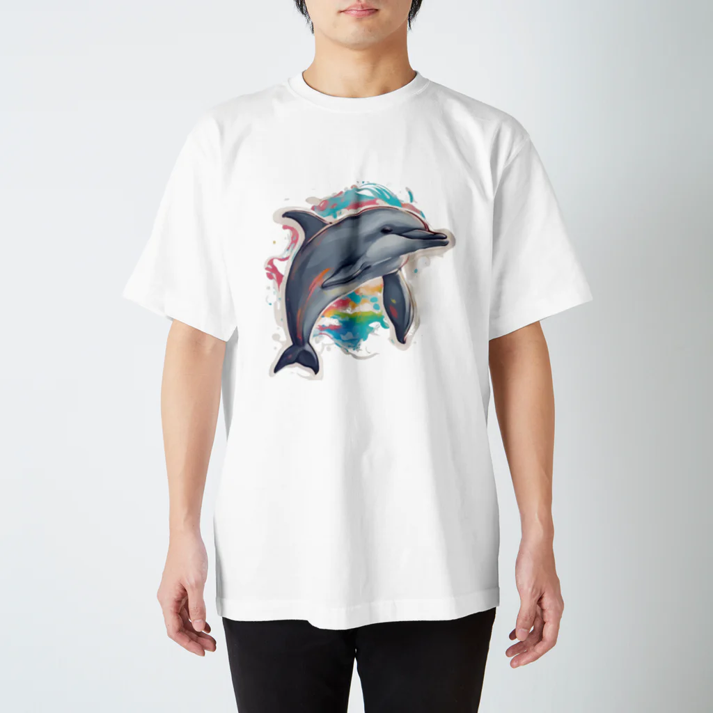 Egg Designerのイルカのお遊戯 Regular Fit T-Shirt