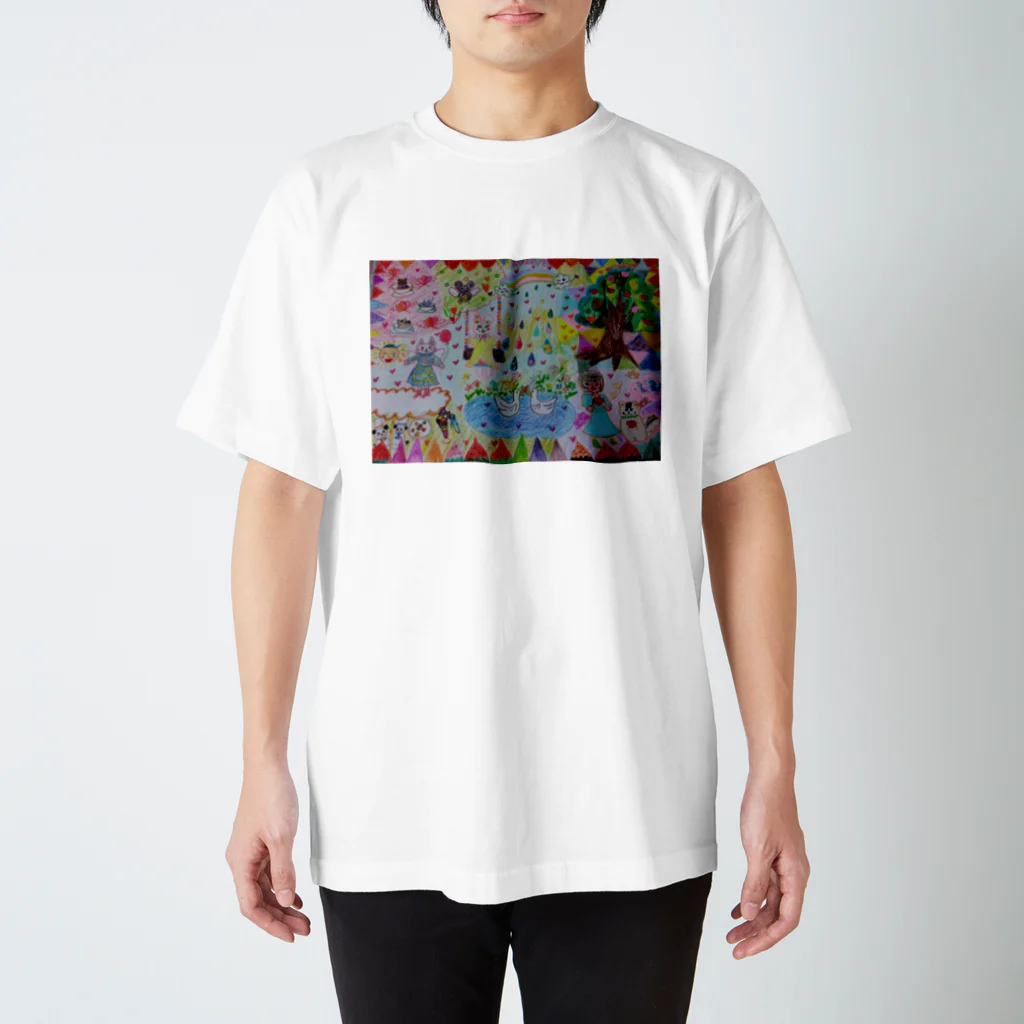 Ezumeの天国ꕤയぴんく色のオーラの仲間たちꕤയ Regular Fit T-Shirt
