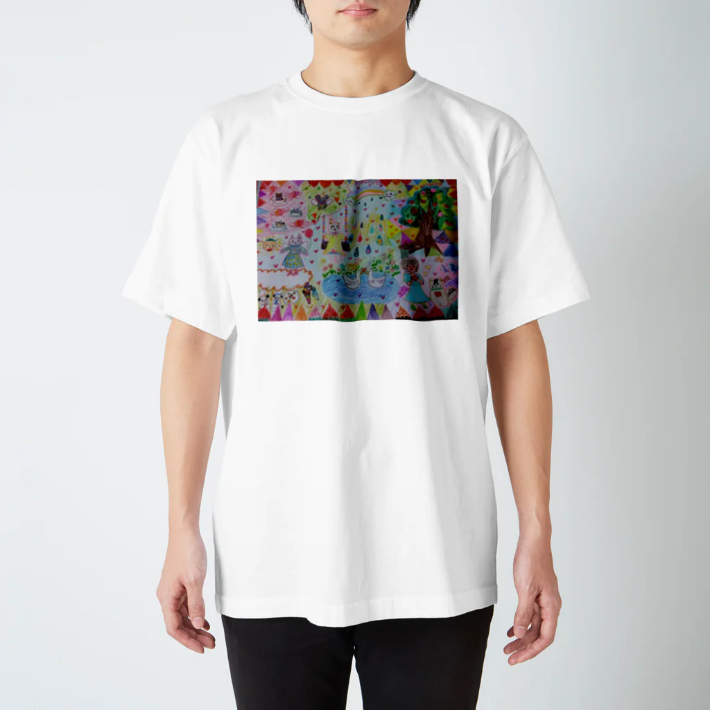 Ezumeの天国👼🌈💐ぴんく色のオーラの仲間たち🩷🩷 スタンダードTシャツ