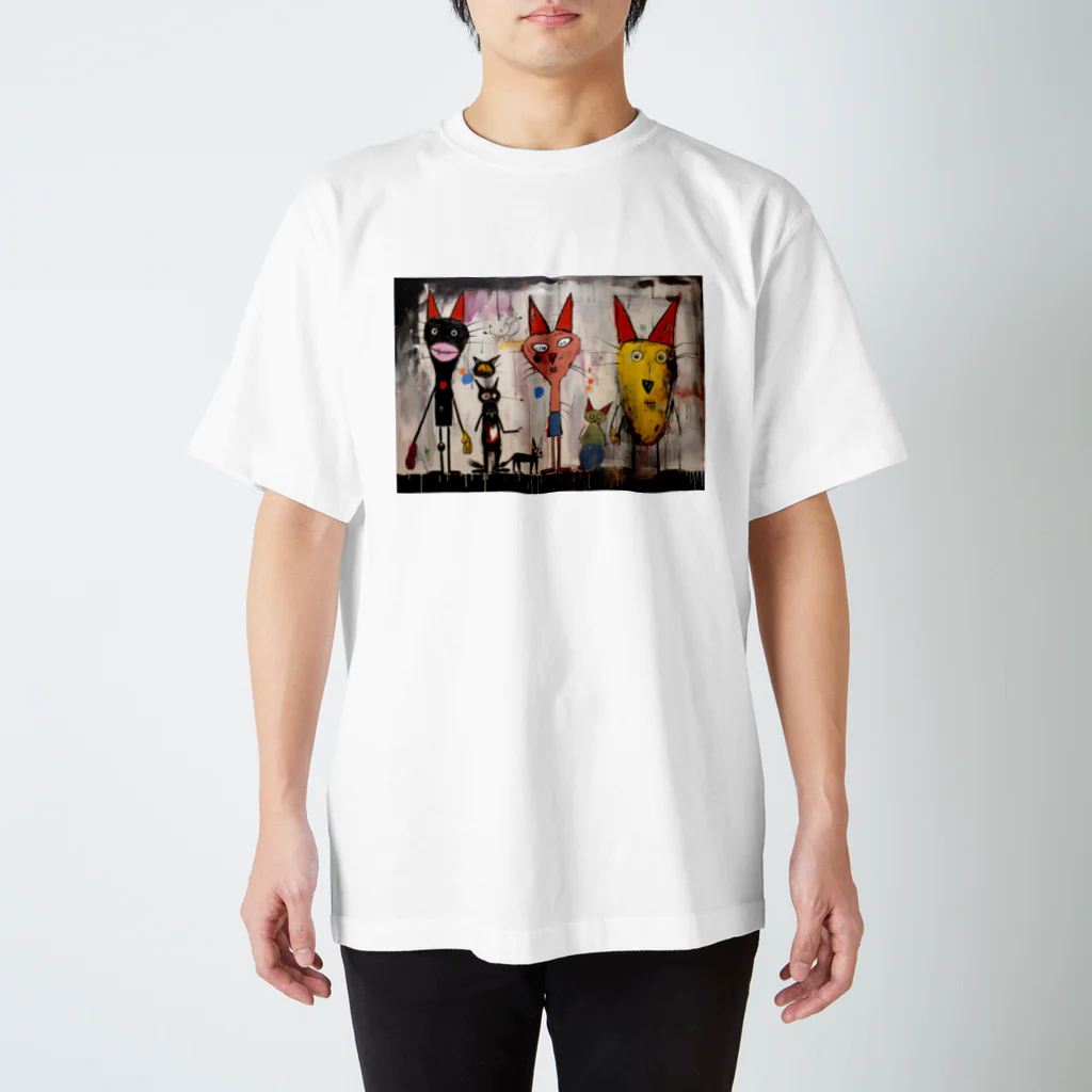 AI-factoryのAI-Wall Murals  002 Regular Fit T-Shirt