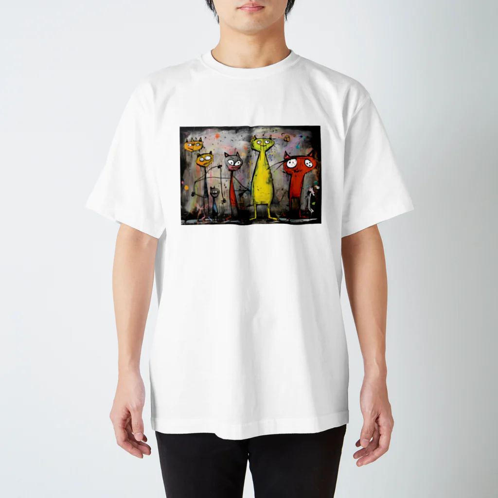 AI-factoryのAI-Wall Murals  003 Regular Fit T-Shirt