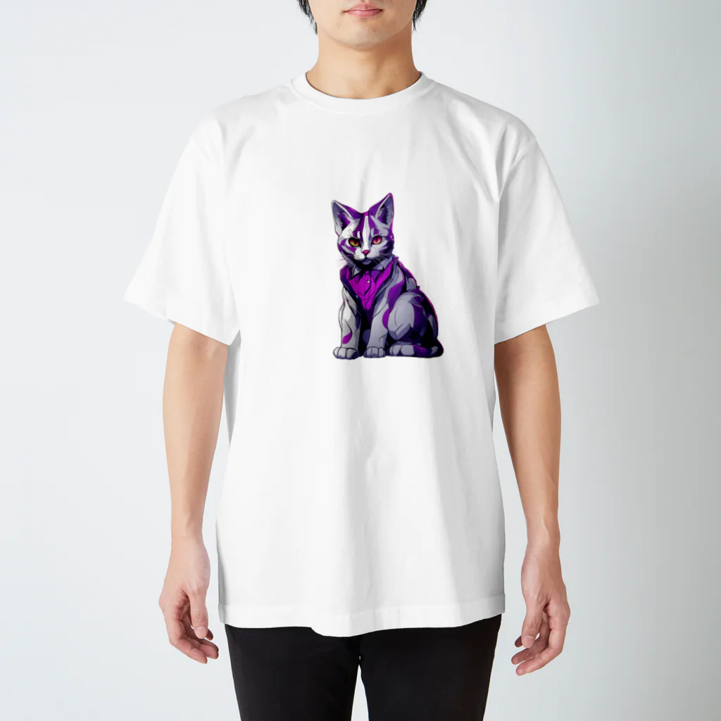 パンクビビッド•ピエロ団のパンクビビッド・ピエロキャット スタンダードTシャツ