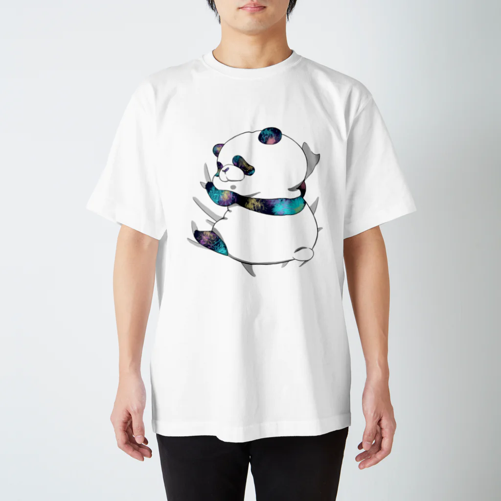 しらたまのしがみちゅきパンダ Regular Fit T-Shirt