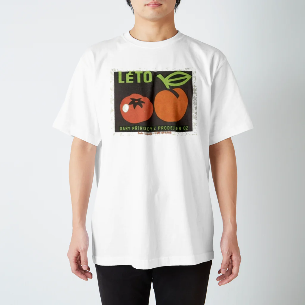 YS VINTAGE WORKSのチェコ　マッチ箱　夏野菜 LETO スタンダードTシャツ