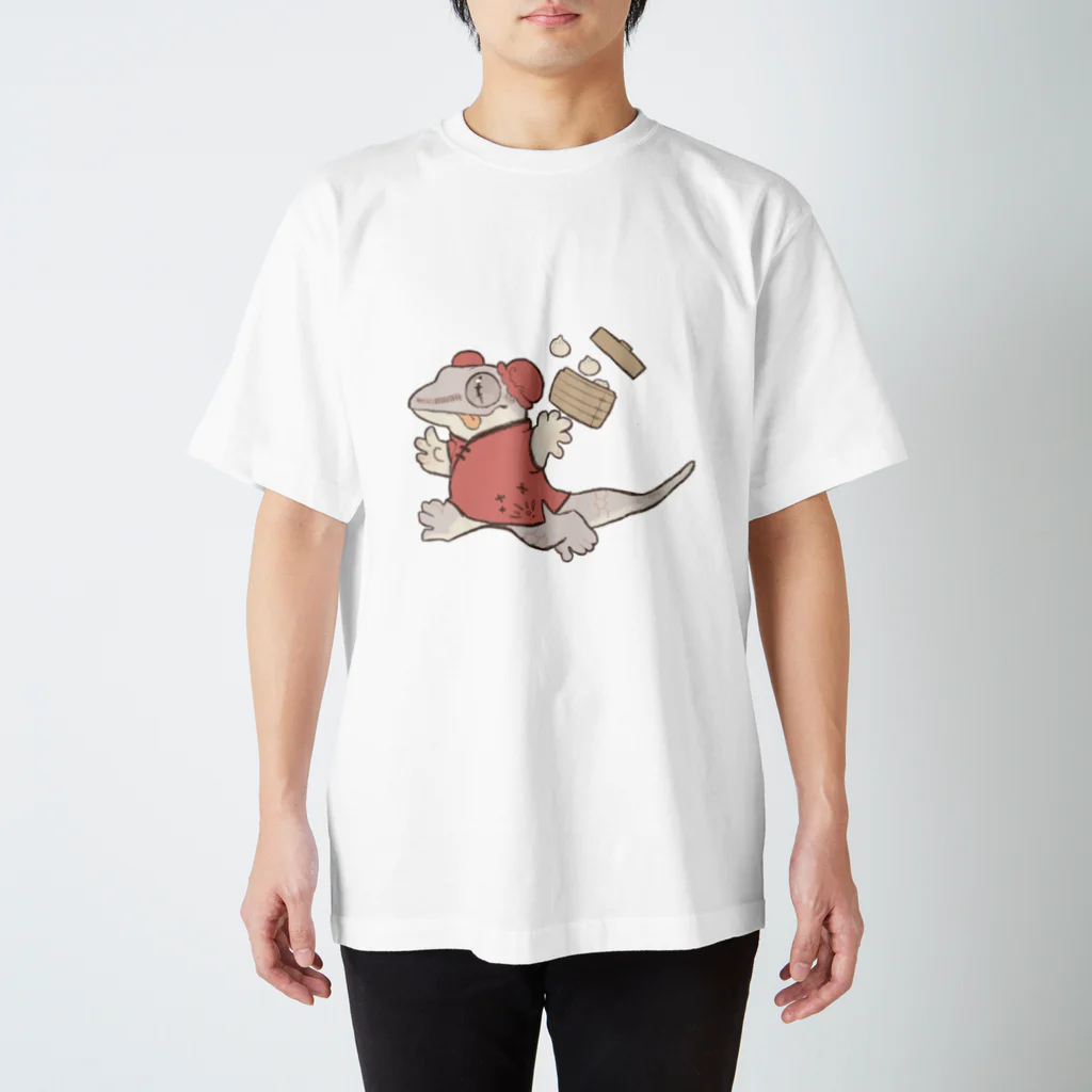 鮫山のオオバクチヤモリ スタンダードTシャツ