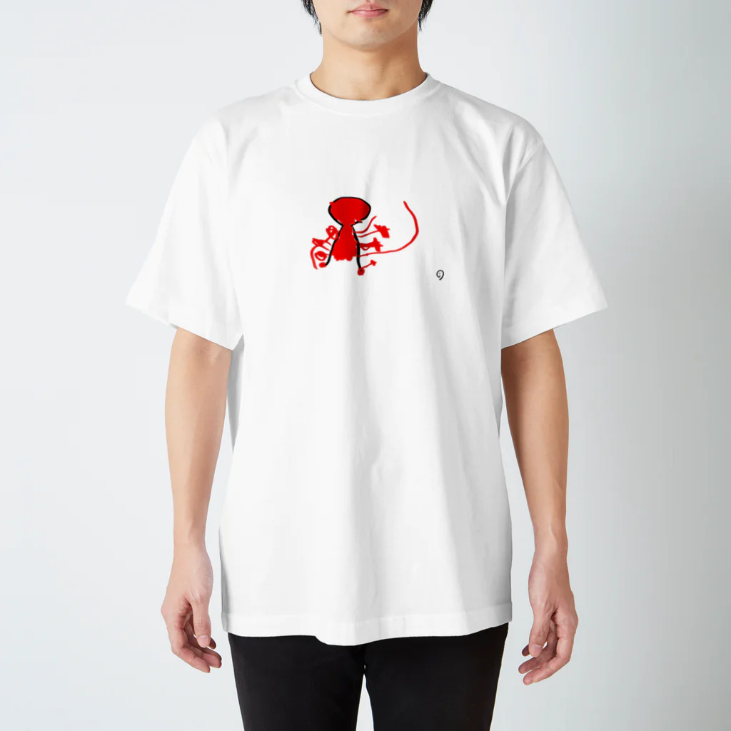 io shopの赤宇宙人 Regular Fit T-Shirt