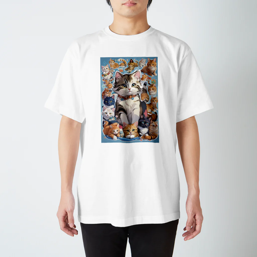 トッパー家の猫野郎たちのたまり場 Regular Fit T-Shirt