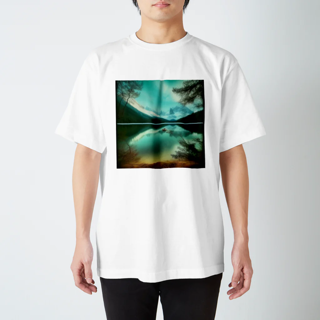 rin_0707の湖 スタンダードTシャツ