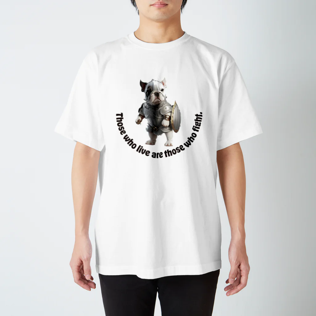 5colorsの干支戦士（戌）いぬ戦士）（犬）　circle スタンダードTシャツ