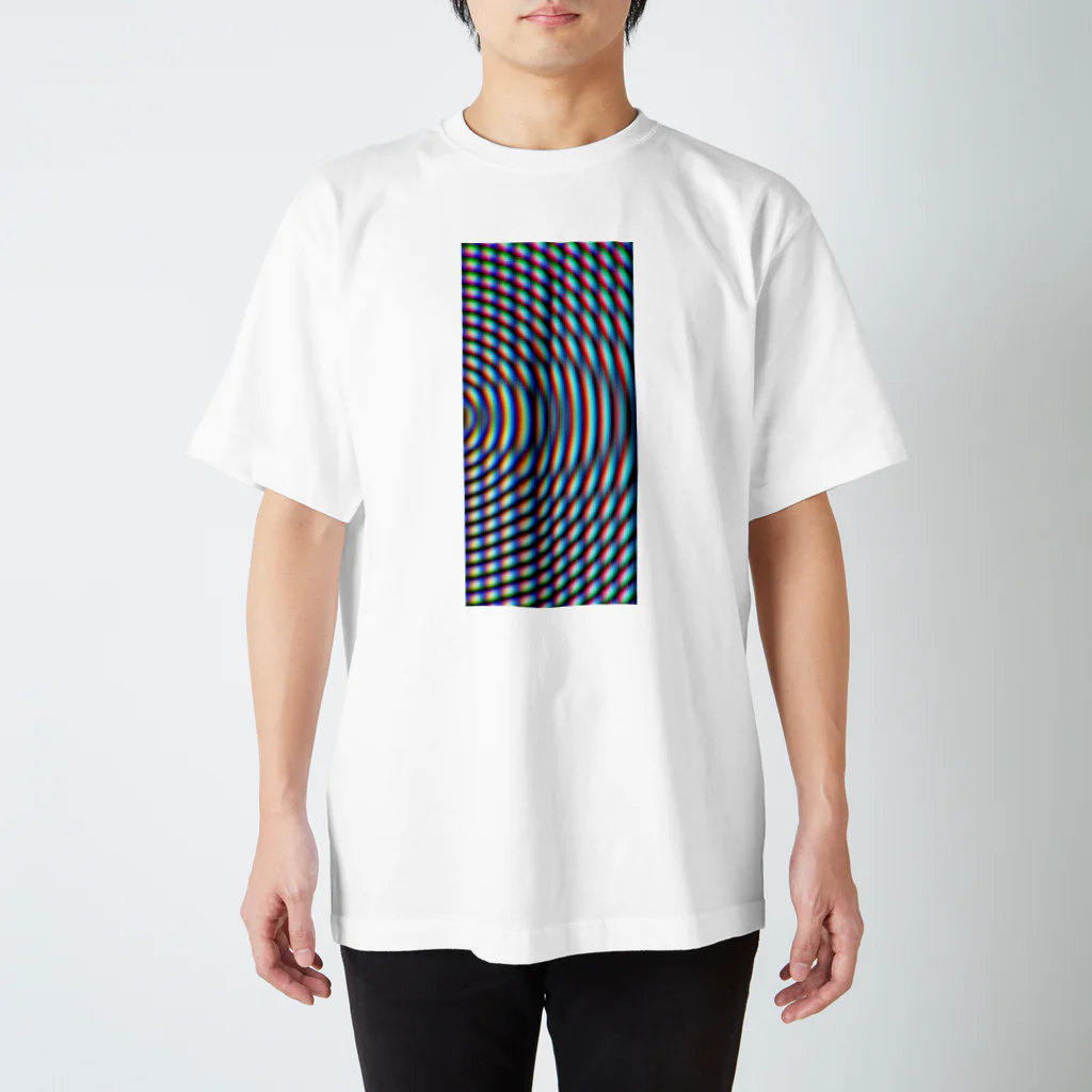 shibikiのモアレ Regular Fit T-Shirt