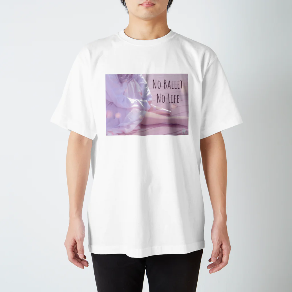 latitudeのNo Ballet No Life  スタンダードTシャツ